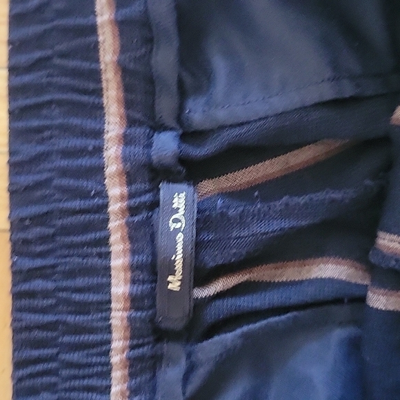 Massimo DUTTI Wool blend Striped Pants US 10 - Picture 4 of 9